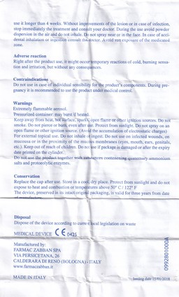 Xịt phủ vết thương, vết bỏng Farmactive Silver Spray 125ml giúp bảo vệ làm lành vết thương