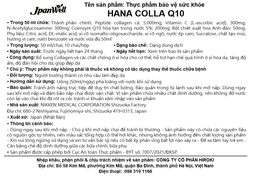 Thực phẩm bảo vệ sức khỏe Hana Colla Q10