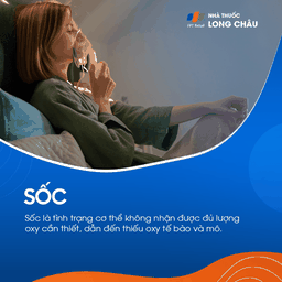  sốc là việc giảm cung cấp oxy, oxy không đủ dẫn đến tình trạng thiếu oxy tế bào và mô