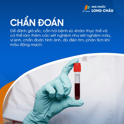 Phương pháp chẩn đoán sốc thông qua theo dõi các dấu hiệu sinh tồn và phân tích mẫu máu.