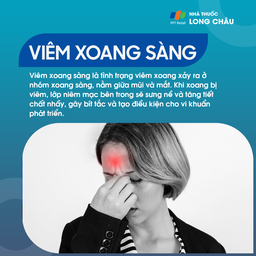Viêm xoang sàng là tình trạng viêm của nhóm xoang sàng