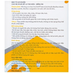 Bào tử lợi khuẩn LiveSpo PREG-MOM bổ sung lợi khuẩn đường ruột (20 ống x 5ml)