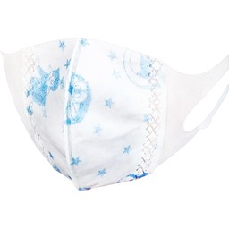 Khẩu trang trẻ em 3 lớp 3D Swan Mask quai vải (10 cái) ngăn khói bụi, vi khuẩn và giọt bắn