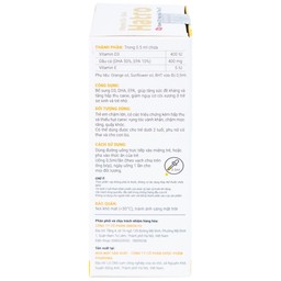 Dung dịch Vitamin D3+ DHA Hatro Pharvina tăng sức đề kháng, giảm nguy cơ còi xương (20ml)