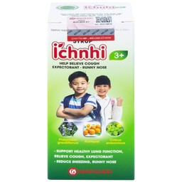 Siro Ích nhi 3+ Nam Dược giúp giảm ho, đờm, sổ mũi (90ml)