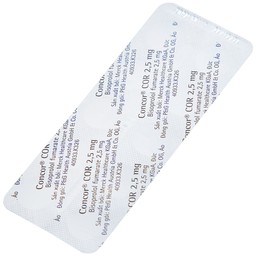 Thuốc Concor Cor 2.5mg Merck điều trị suy tim mãn tính (3 vỉ x 10 viên)