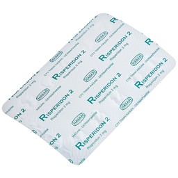 Thuốc Risperidon 2 Hasan điều trị bệnh tâm thần phân liệt (5 vỉ x 10 viên) 