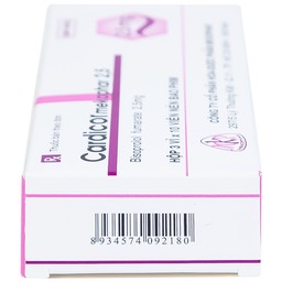 Thuốc Cardicor Mekophar 2.5 điều trị tăng huyết áp, đau thắt ngực (3 vỉ x 10 viên)