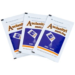 Bột Auclanityl 500/62.5mg Tipharco điều trị nhiễm khuẩn (12 gói x 3,8g)