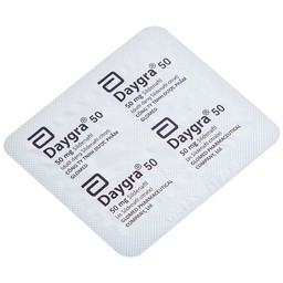 Thuốc Daygra 50 Abbott điều trị rối loạn cương dương (4 viên)