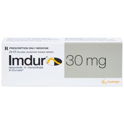 Thuốc Imdur 30mg AstraZeneca điều trị dự phòng đau thắt ngực (2 vỉ x 15 viên)