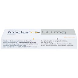 Thuốc Imdur 30mg AstraZeneca điều trị dự phòng đau thắt ngực (2 vỉ x 15 viên)