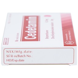 Thuốc Cedetamin Khapharco điều trị viêm mũi dị ứng, mày đay (2 vỉ x 15 viên) 