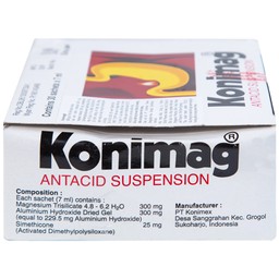 Hỗn dịch uống Konimag PT Konimex giảm buồn nôn, khó tiêu, loét đường tiêu hóa (30 gói x 7ml)
