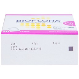 Bột Bioflora 100mg Biocodex điều trị tiêu chảy (20 gói)