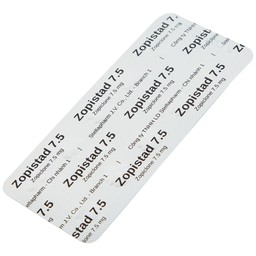 Thuốc Zopistad 7.5 Stella hỗ trợ điều trị ngắn hạn chứng mất ngủ (1 vỉ x 10 viên)