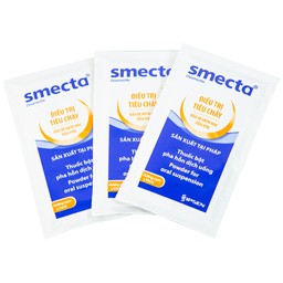 Thuốc bột pha hỗn dịch uống Smecta Ipsen hương cam & vani điều trị tiêu chảy, bảo vệ niêm mạc tiêu hoá (30 gói)