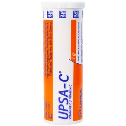 Viên sủi UPSA-C UPSA SAS hỗ trợ điều trị tình trạng thiếu hụt vitamin C (10 viên)