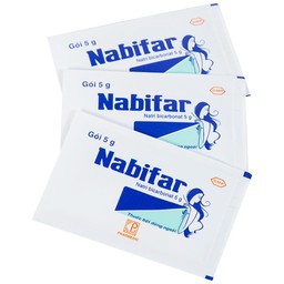 Thuốc bột Nabifar Pharmedic dùng vệ sinh phụ nữ (10 gói x 5g)