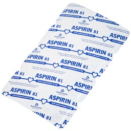 Thuốc Aspirin 81 Agimexpharm phòng ngừa nhồi máu cơ tim, đột quỵ (20 vỉ x 10 viên)