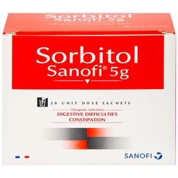 Thuốc bột Sorbitol Sanofi 5g điều trị triệu chứng táo bón, khó tiêu (20 gói x 5g)