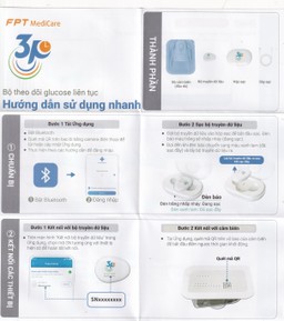 Bộ truyền dữ liệu máy đo đường huyết liên tục 3P dùng cho người bị tiểu đường