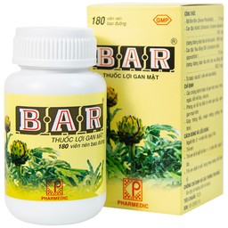 Thuốc lợi gan mật Bar Pharmedic điều trị các bệnh về gan (180 viên)
