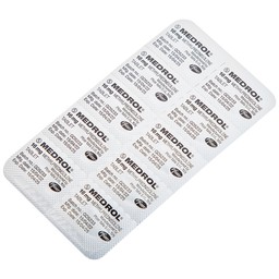 Thuốc Medrol 16mg Pfizer kháng viêm, điều trị rối loạn nội tiết, viêm tuyến giáp (3 vỉ x 10 viên)