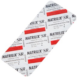Viên nén Natrilix SR Servier điều trị tăng huyết áp nguyên phát (3 vỉ x 10 viên)
