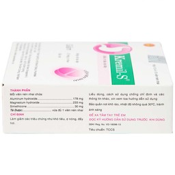 Viên nhai Kremil-S United điều trị đau dạ dày, giảm nóng rát dạ dày, ợ nóng, ợ chua (10 vỉ x 10 viên)