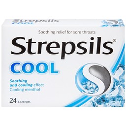 Viên ngậm Strepsils Cool Reckitt Benckiser điều trị viêm họng (2 vỉ x 12 viên)