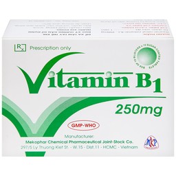 Thuốc Vitamin B1 250mg Mekophar điều trị tình trạng thiếu Vitamin B (10 vỉ x 10 viên)