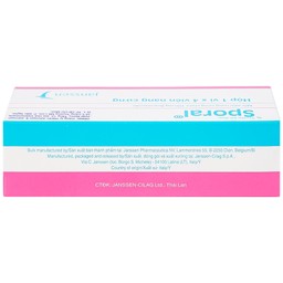 Thuốc Sporal Janssen điều trị các bệnh nấm phụ khoa, da, toàn thân (1 vỉ x 4 viên)