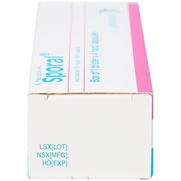 Thuốc Sporal Janssen điều trị các bệnh nấm phụ khoa, da, toàn thân (1 vỉ x 4 viên)