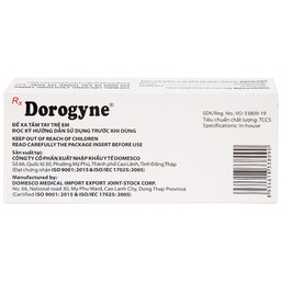 Thuốc Dorogyne Domesco điều trị các bệnh nhiễm khuẩn răng miệng cấp và mạn tính (2 vỉ x 10 viên)