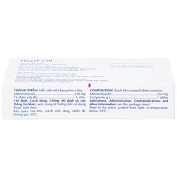 Thuốc Flagyl 250mg Sanofi điều trị nhiễm khuẩn (2 vỉ x 10 viên)