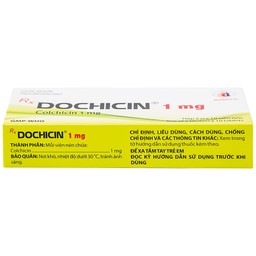 Thuốc Dochicin 1mg Domesco điều trị bệnh gút cấp tính (20 viên)