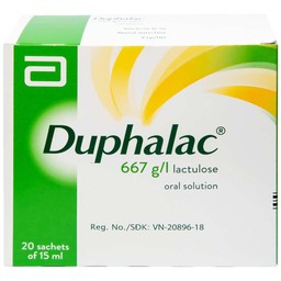 Duphalac (Lactulose) điều trị táo bón hiệu quả và tăng cường lợi khuẩn ruột (20 gói x 15ml)
