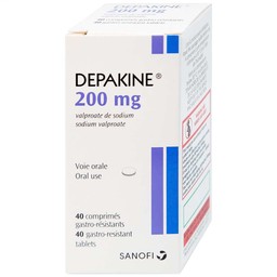 Thuốc Depakine 200mg Sanofi điều trị động kinh (40 viên)