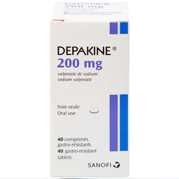 Thuốc Depakine 200mg Sanofi điều trị động kinh (40 viên)