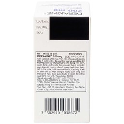 Thuốc Depakine 200mg Sanofi điều trị động kinh (40 viên)