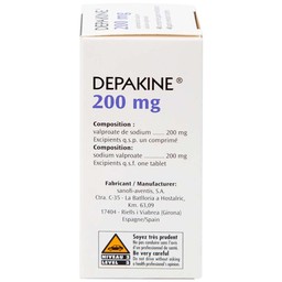 Thuốc Depakine 200mg Sanofi điều trị động kinh (40 viên)