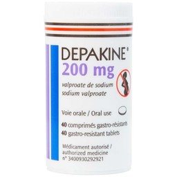 Thuốc Depakine 200mg Sanofi điều trị động kinh (40 viên)