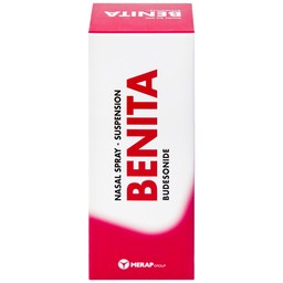 Thuốc xịt mũi Benita Merap điều trị viêm mũi dị ứng, polyp mũi (120 liều)
