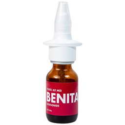 Thuốc xịt mũi Benita Merap điều trị viêm mũi dị ứng, polyp mũi (120 liều)