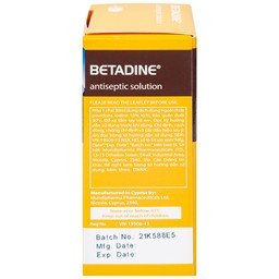 Dung dịch sát khuẩn Betadine Antiseptic Solution hỗ trợ sát khuẩn vết thương (30ml)