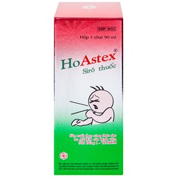 Siro HoAstex OPC điều trị ho, giảm ho trong viêm họng, viêm phế quản (90ml)