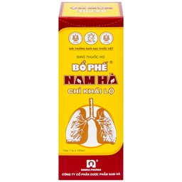 Siro ho bổ phế Nam Hà Chỉ Khái Lộ điều trị ho cảm mạo, ho gió, ho khan (125ml)