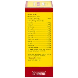 Siro ho bổ phế Nam Hà Chỉ Khái Lộ điều trị ho cảm mạo, ho gió, ho khan (125ml)