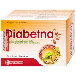 Viên hỗ trợ giảm đường huyết Diabetna Nam Dược (4 vỉ x 10 viên)
